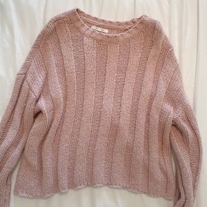 PacSun Light Pink Knit Sweater